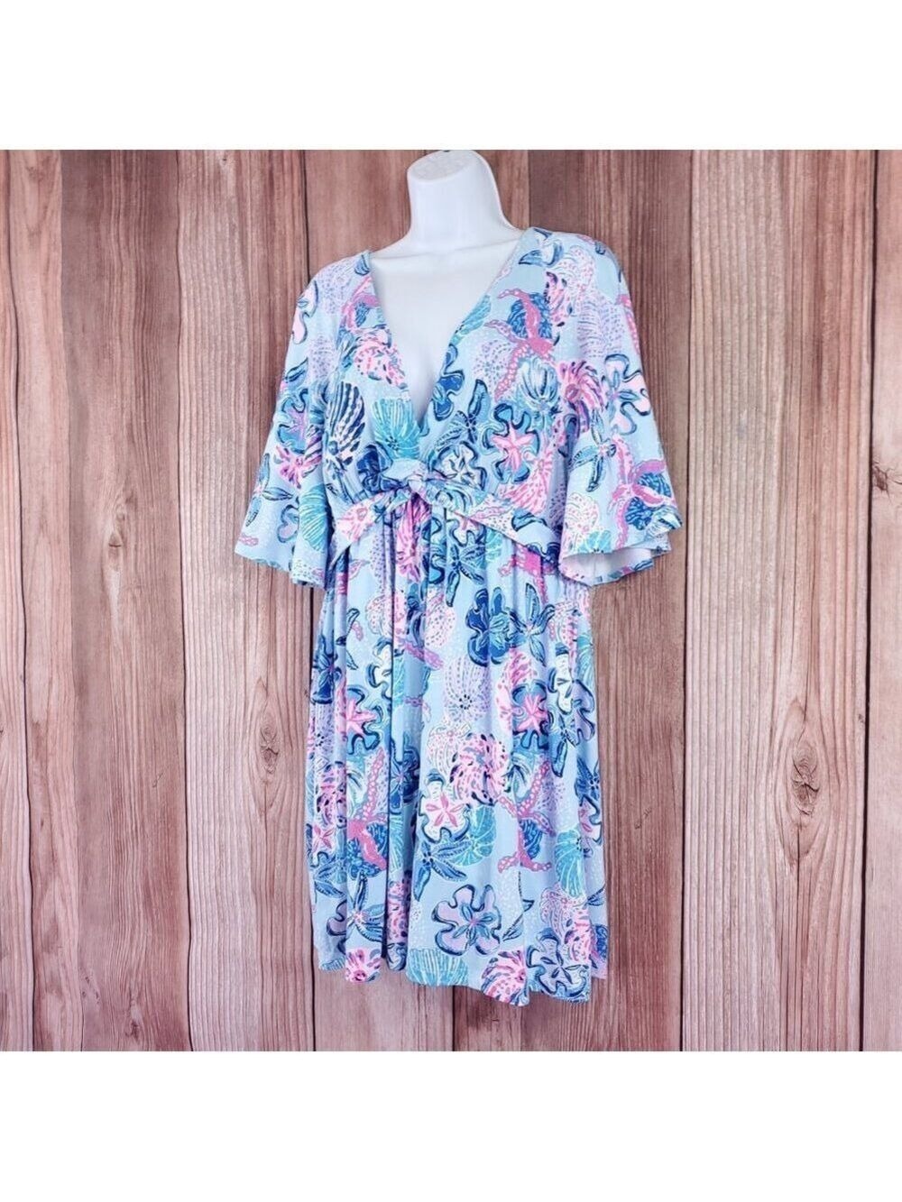 NWT Lilly Pulitzer Minka Skirted Romper Bahamas Beachcomber Womens XL 013470 - Picture 3 of 15